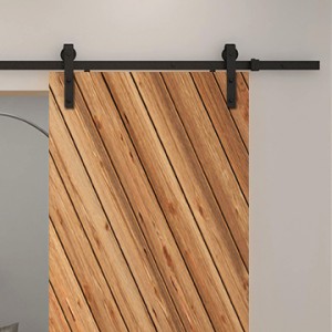 Bathroom Barn Door Classic Strap 2